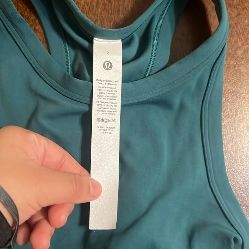 NWT Lululemon align waist length racerback